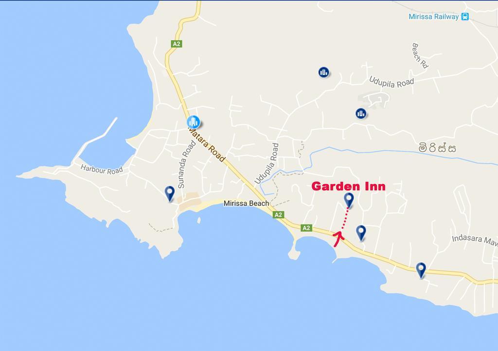 Garden Inn Mirissa Eksteriør billede